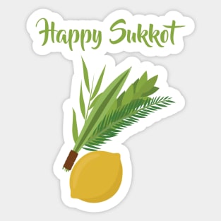 Wish You a Very Joyful Sukkot Sticker